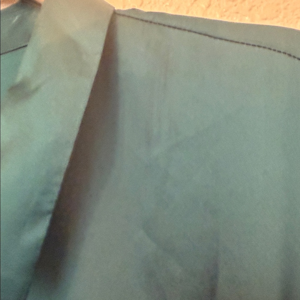 Express Deep Teal Button-Up Jumpsuit XL - Picture 8 of 12